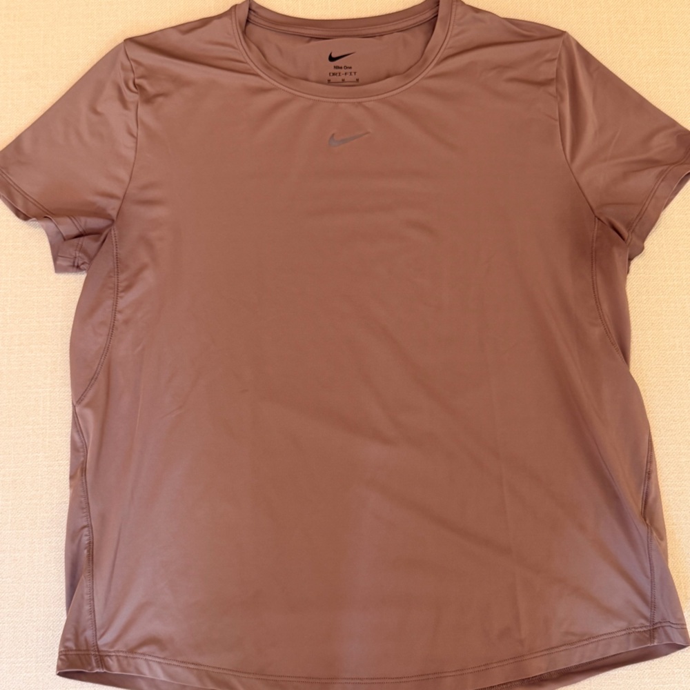 Nike Women’s Short Sleeve Dri-FIT Top — Taupe